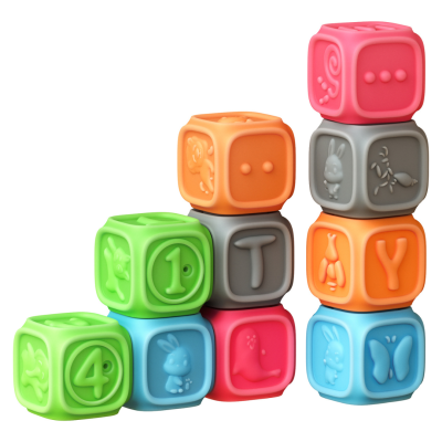 Set 10 Bloques en Silicona