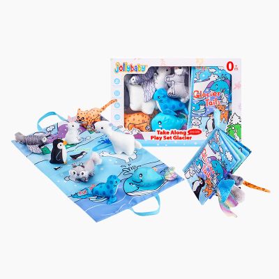 Set Alfombra con Animales y Libro 3D-Glaciar