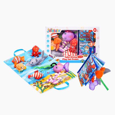 Set Alfombra con Animales y Libro 3D-Océano