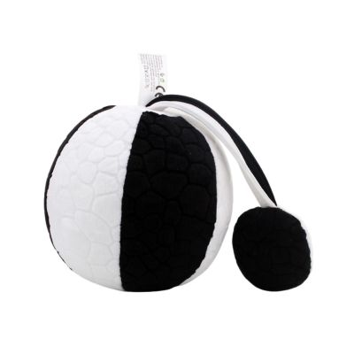 Pelota con Agarre y  Sonajero-Negro