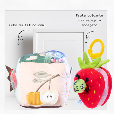 Set Fruta Colgante y Cubo Multifuncional