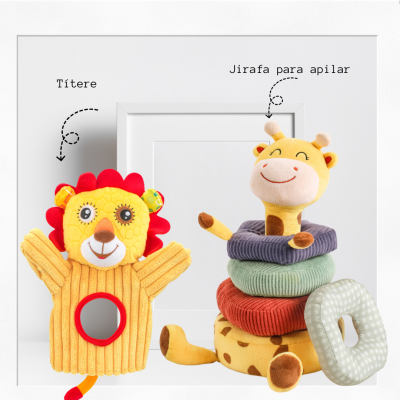 Set Jirafa para Apilar y Títere