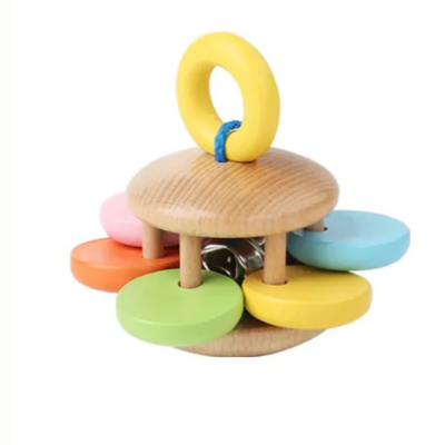 Sonajero Jaula Multicolor de Madera