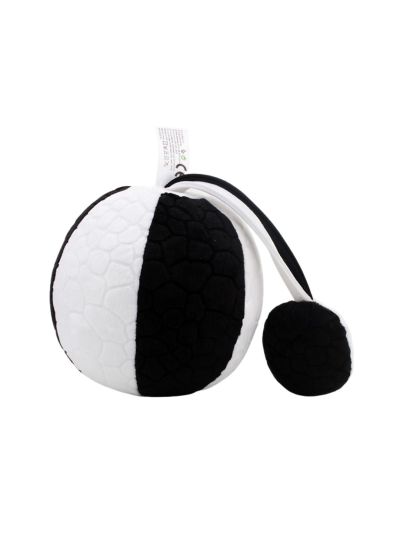 Pelota con Agarre y  Sonajero-Negro
